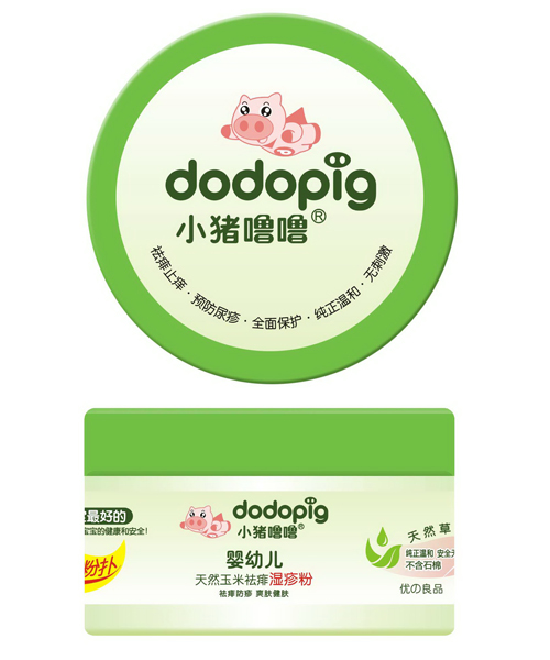 小豬嚕嚕嬰幼兒天然玉米祛痱濕疹粉140g