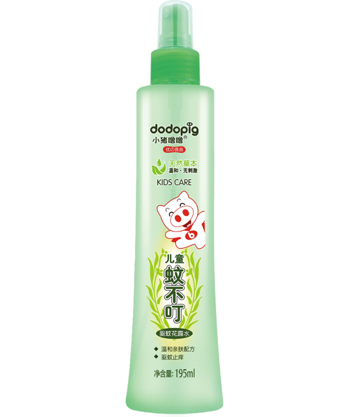 小豬嚕嚕兒童蚊不叮驅蚊花露水195ml