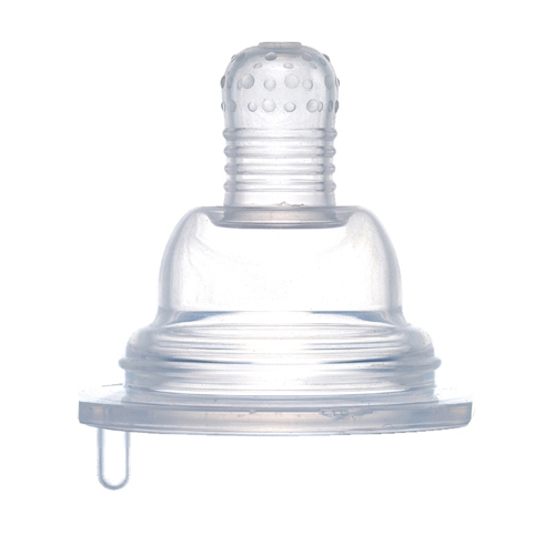 華林貝比標準口徑+字孔黃金三角奶嘴(2入)