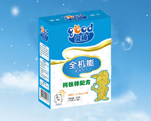 貝棒50克鈣鐵鋅全機能餅干