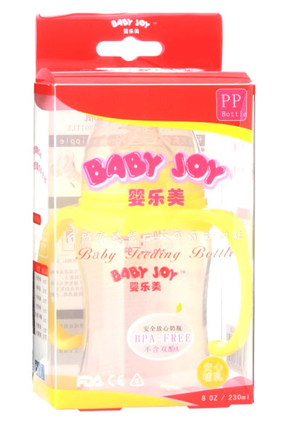 嬰樂美230ml自然實(shí)感寬口雙耳自動(dòng)奶瓶