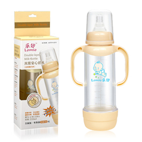 樂(lè)妙雙層安心嬰兒奶瓶