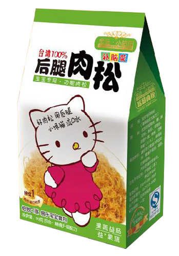 小哈田后腿肉松果蔬益腸