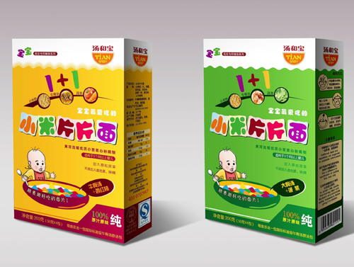 湯和寶小米片片面牛骨西紅柿味