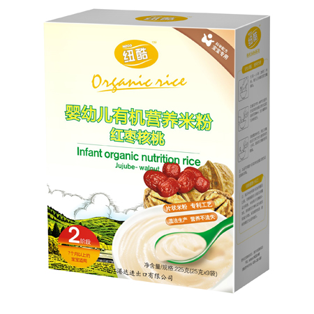 2階段有機(jī)米粉紅棗核桃