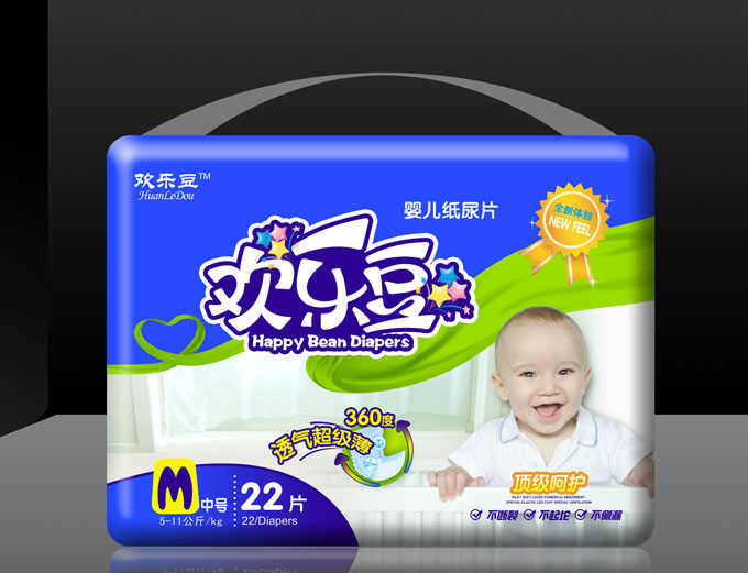 歡樂豆紙尿片超M號