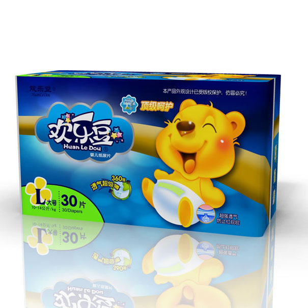 歡樂(lè)豆卡通紙尿片L號(hào)