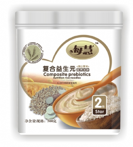 每慧淮山薏米復(fù)合益生元米粉2段(塑聽(tīng)裝)