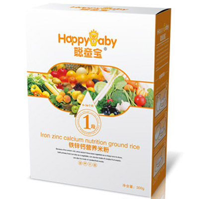 聰童寶盒裝鐵鋅鈣米粉1段