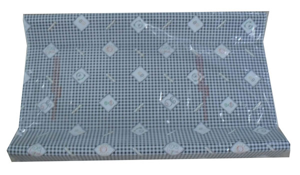 寶貝兒女黑白格子尿布臺