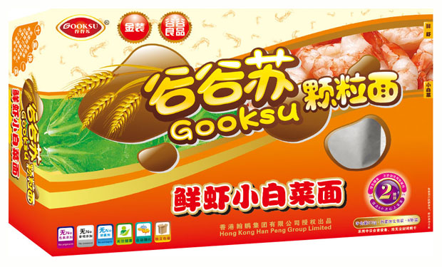 谷谷蘇鮮蝦小白菜顆粒面