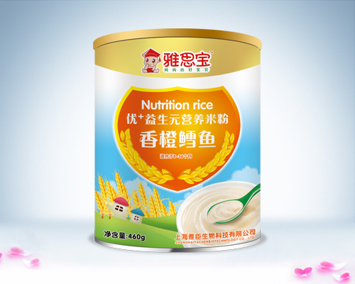 雅思寶香橙鱈魚優(yōu)+益生元營養(yǎng)米粉