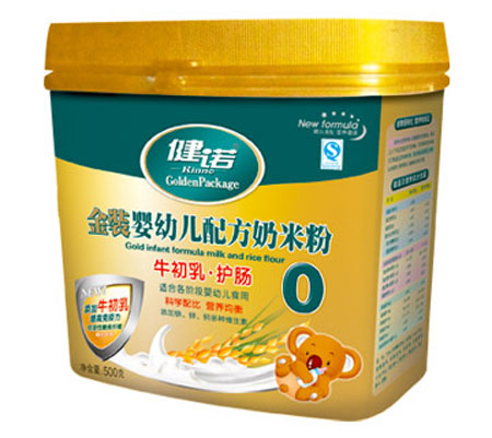 健諾牛初乳護(hù)腸配方奶米粉0段