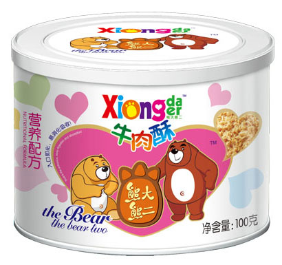 熊大熊二營(yíng)養(yǎng)配方牛肉酥