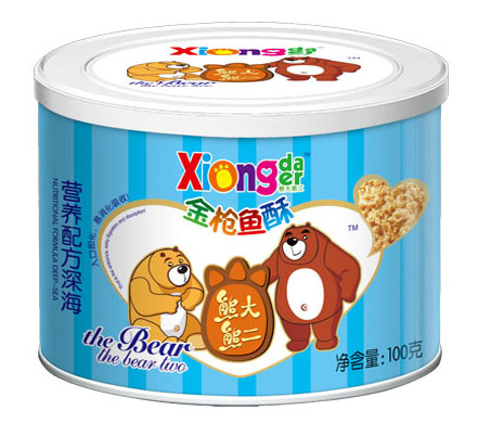 熊大熊二營(yíng)養(yǎng)配方深海金槍魚(yú)酥