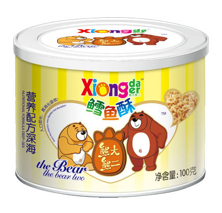 熊大熊二營養(yǎng)配方深海鱈魚酥