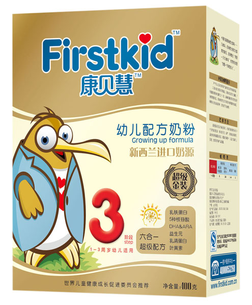 康貝慧超級(jí)金裝幼兒配方奶粉3段400g