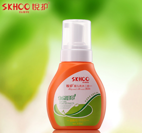 悅護(hù)嬰兒洗沐二合一(泡沫)