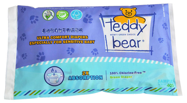 泰迪熊自然干爽嬰兒紙尿褲試用裝