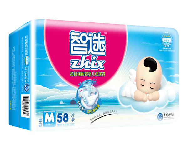 智選超級薄瞬爽嬰兒紙尿褲M