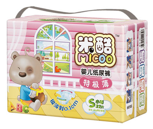 米酷特極薄嬰兒紙尿褲(小號(hào))
