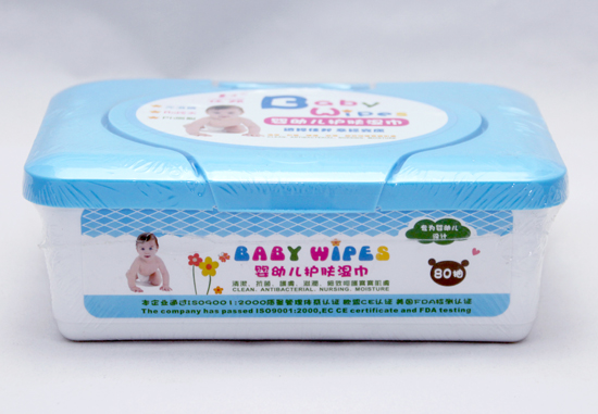 住邦嬰兒護(hù)膚濕巾80片盒裝