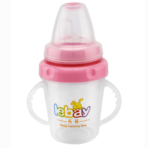 樂(lè)蓓嬰幼兒學(xué)飲杯6902粉紅色