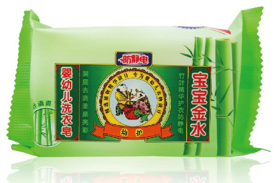 寶寶金水嬰幼兒洗衣皂竹葉清爽