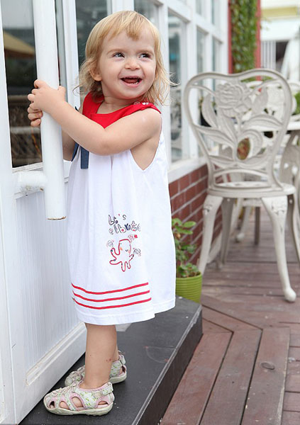 摩可拿新款蝴蝶結(jié)連衣裙