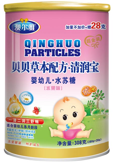 澳爾雅超金裝嬰幼兒水蘇糖清潤寶