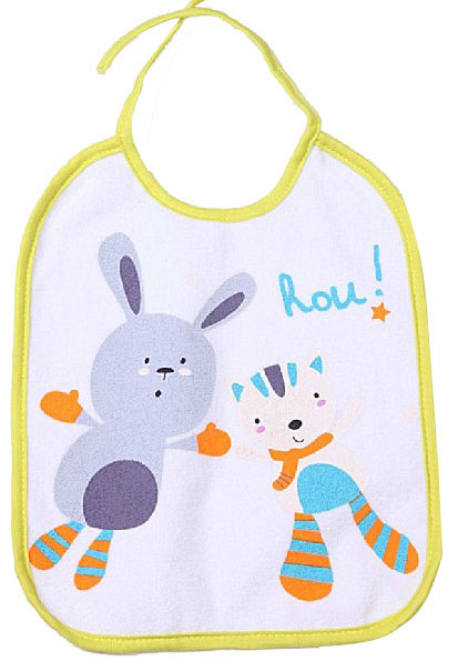 母之戀貓兔Baby無袖防水小圍嘴