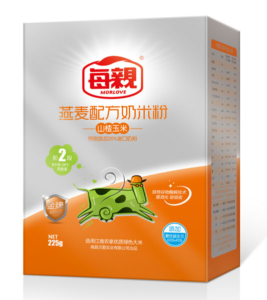 每親山楂玉米燕麥配方奶米粉