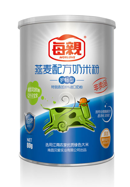 每親護(hù)暢型燕麥配方奶米粉小聽(tīng)