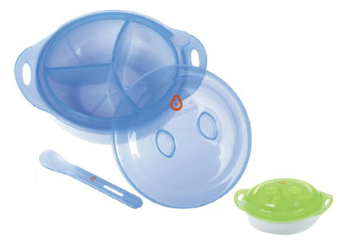 可愛小鴨吸盤保溫餐具