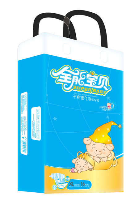 全能寶貝中包干爽透氣紙尿褲XL碼16片