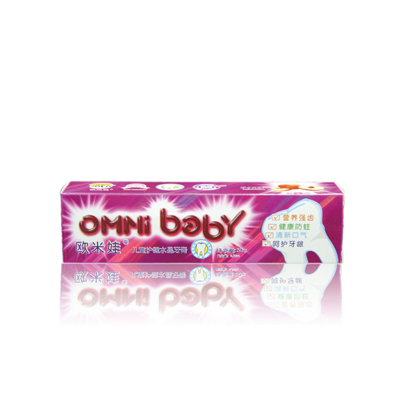 歐米娃兒童護(hù)齦水晶牙膏(水密桃)