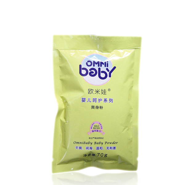 歐米娃爽身粉袋裝70g
