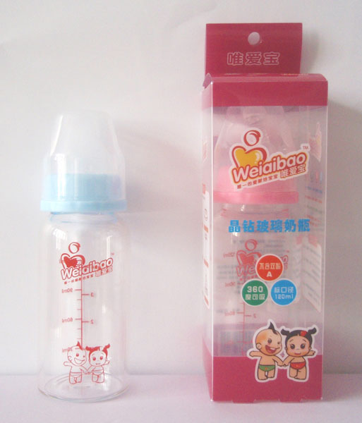 唯愛寶標口120ml玻璃奶瓶