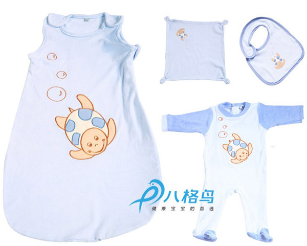 八格鳥(niǎo)嬰兒裝四件套