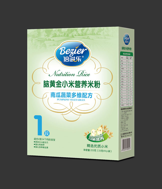 倍滋樂(lè)腦黃金小米南瓜蔬菜多維營(yíng)養(yǎng)米粉