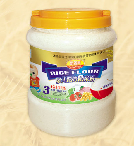 新多樂(lè)鐵鋅鈣嬰兒配方奶米粉3段