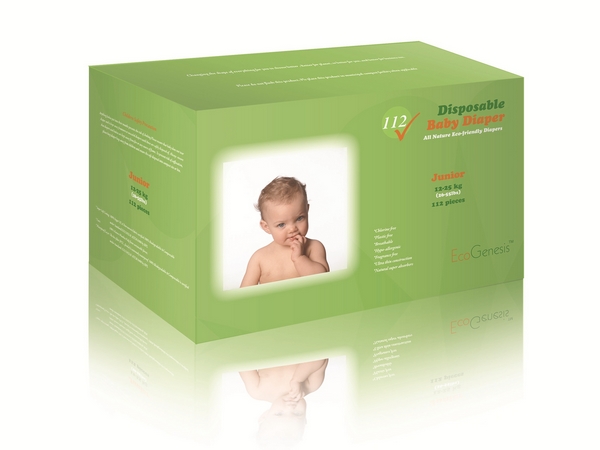 艾可起源家庭裝全天然全降解嬰兒尿褲XL