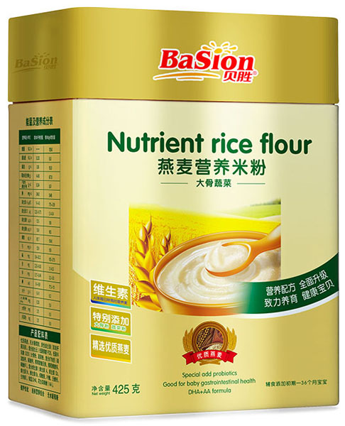 貝勝燕麥大骨蔬菜營養(yǎng)米粉