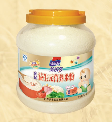 美多樂(lè)罐裝益生元營(yíng)養(yǎng)米粉0段