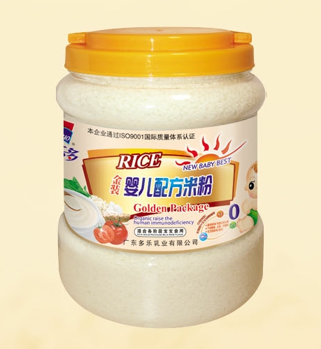 美多樂(lè)罐裝嬰兒配方米粉0段