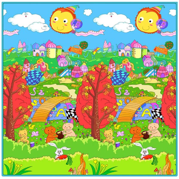 貝博氏森林公園單面經(jīng)濟(jì)型爬行墊