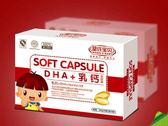 皇氏寶貝DHA+乳鈣軟膠囊