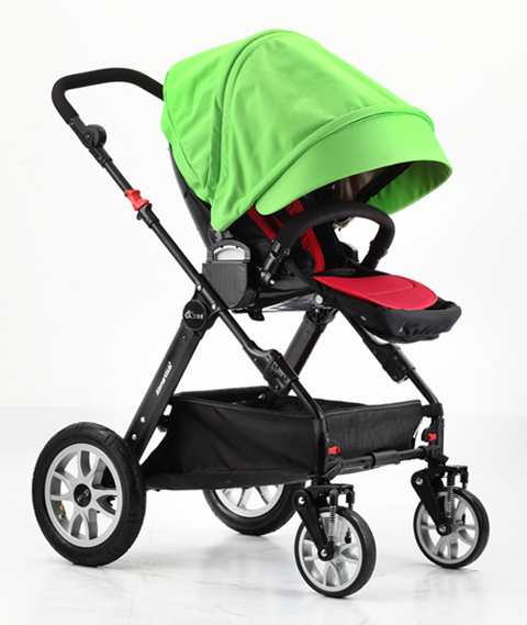 艾珈壹嬰兒推車青色