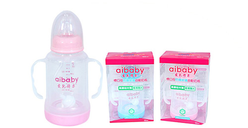 愛兒得樂120ml標口防爆高硼硅0-6月自動奶瓶