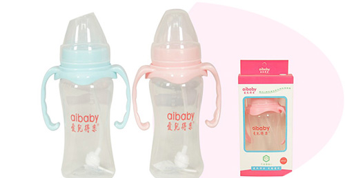 愛(ài)兒得樂(lè)300ml寬口PP帶柄自動(dòng)奶瓶